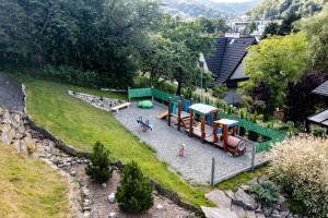 Vonkajšia záhrada v ubytovaní Markowe Domki