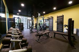 Phòng/tiện nghi tập thể dục tại Polanica Park - LAGUNA - PREMIUM 3 -BURGUNDOWY