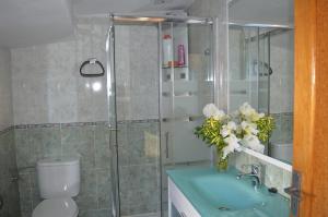 Kúpeľňa v ubytovaní Casa Rural Los Lláganos