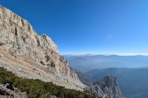 a view from the top of a mountain at Hirschwangerhof - Commons Hub in Reichenau +8 photos