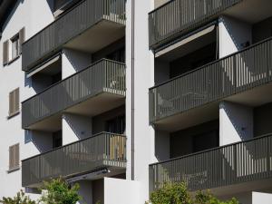 Das Gebäude in dem sich die Ferienwohnung befindet
