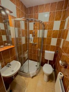 Kúpeľňa v ubytovaní König Hotel