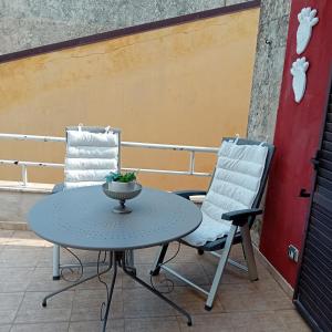 A seating area at Happy Holiday