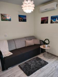 a living room with a couch and a table at Comfy Studio in Rzeszów +19 photos