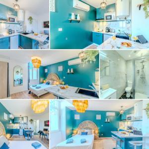 Η κουζίνα ή μικρή κουζίνα στο Orchidée Parking & Clim - Roanne centre-ville +13 φωτογραφίες