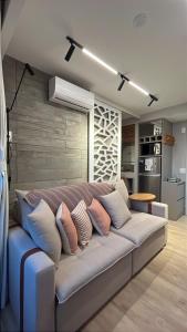 Kuchyň nebo kuchyňský kout v ubytování Esplêndido studio ao lado do Allianz Park