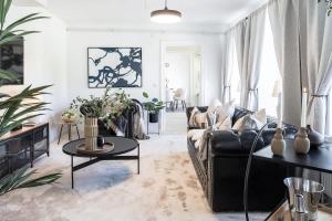 Posezení v ubytování Fully Equipped Cosy Flat Close to Malmö&Copenhagen