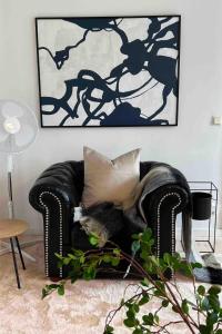 Posezení v ubytování Fully Equipped Cosy Flat Close to Malmö&Copenhagen