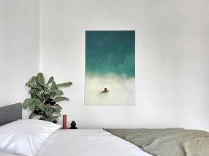 Postel nebo postele na pokoji v ubytování FLAT 45