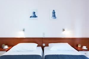 Corfushell Resort Hotel apart客房内的一张或多张床位