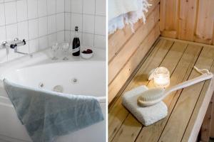 Koupelna v ubytování 4474-Hvide-Sande-Mettes-Bjerg-30 + 35 fotografií