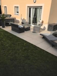 Χώρος καθιστικού στο Villa le jasmin