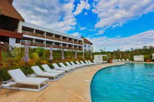 Bazén v ubytování Hotel Mundo Maya Nuevo Uxmal nebo v jeho okolí