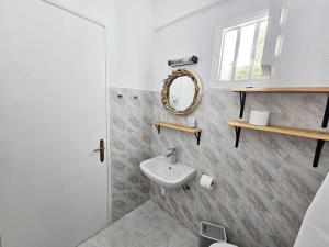 Koupelna v ubytování Pavlis Studios Kampos