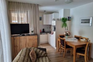 O bucătărie sau chicinetă la Martina 1 by SMR Rauris Apartments - inc Spa and near Gondola