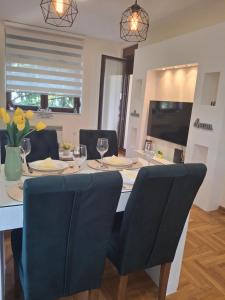 TV a/nebo společenská místnost v ubytování Apartman & Spa Zlatiborske zore