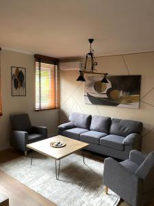 Istumisnurk majutusasutuses Apartment Ness1