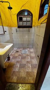 Koupelna v ubytování Apartamento a 100 metros da praia - Cordeirinho