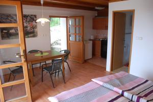 Kuchyňa alebo kuchynka v ubytovaní Apartments Orlí Hnízdo