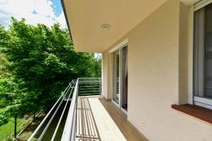 Balkón nebo terasa v ubytování Veritas Apartment Zamárdi