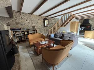 Istumisnurk majutusasutuses ty Gouermel Location Bretagne