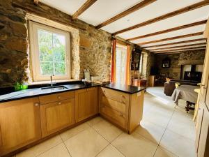 Köök või kööginurk majutusasutuses ty Gouermel Location Bretagne