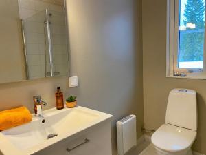 Ένα μπάνιο στο Brand new cottage with sea view +31 φωτογραφίες