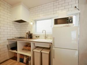 Kuchyň nebo kuchyňský kout v ubytování 846 apartment