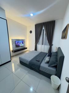 Χώρος καθιστικού στο Desaru Utama Service Apartment