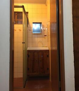 Koupelna v ubytování Recanto do Sabiá Residential