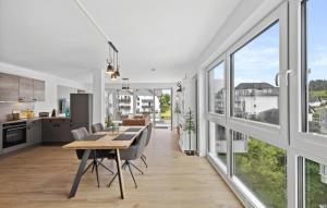 Kuchyň nebo kuchyňský kout v ubytování Gebirgsresort Winterberg