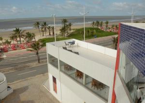 A balcony or terrace at San Fernando Hotel