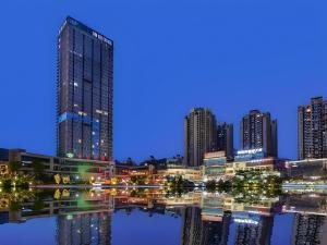 Nespecifikovaný výhled na destinaci Yongchuan nebo výhled na město při pohledu z hotelu