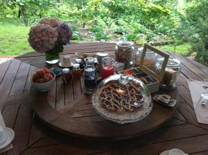 Jedlo v ubytovaní bed & breakfast alebo blízkom okolí
