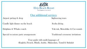 Certifikát, ocenenie alebo iný dokument vystavený v ubytovaní Elvis Beach Resort