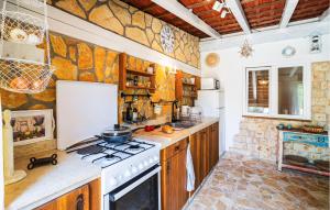 Kuchyňa alebo kuchynka v ubytovaní Two-Bedroom Apartment In Ivan Dolac