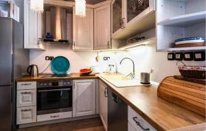 Kuchyňa alebo kuchynka v ubytovaní Two-Bedroom Apartment In Ivan Dolac