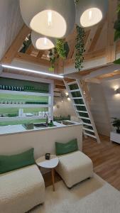 Posezení v ubytování White DIAMOND in Chalkidiki