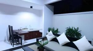 Et opholdsområde på Evita Villas