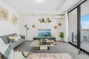Χώρος καθιστικού στο Hurstville CBD Changda Apartment