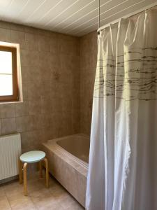 Postel nebo postele na pokoji v ubytování Haus Heim
