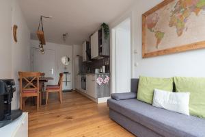 O zonă de relaxare la 2 Schlafzimmer im Neubau in Grünruhelage und doch zentral