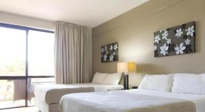Insel Fehmarn Hotel客房内的一张或多张床位