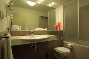 Kúpeľňa v ubytovaní Hotel Páv