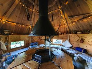 Χώρος καθιστικού στο Ferienwohnung "Haus Sonnenblick"