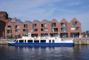 Blick auf einen Fluss in der Nähe der Ferienwohnung
