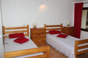 Postel nebo postele na pokoji v ubytování Le Chambron