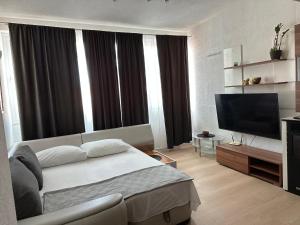 TV a/nebo společenská místnost v ubytování Apartments Centar - Mirjana