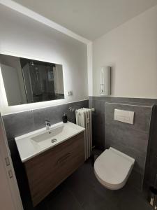 Koupelna v ubytování Frisch renoviertes Appartement