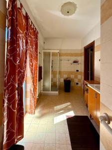 a bathroom with a shower and a sink at Locanda Nonna Iole in Lainate +32 photos
